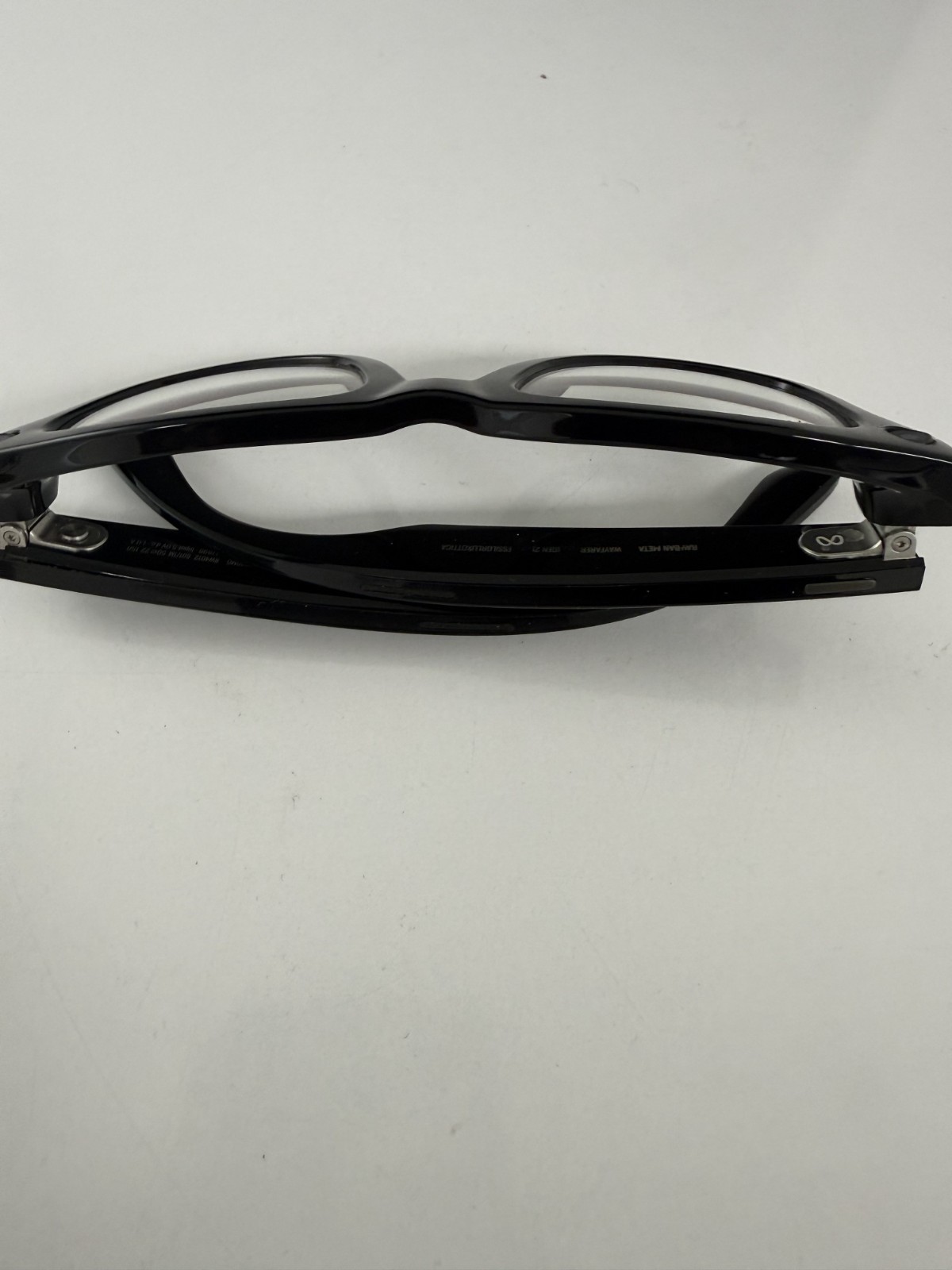 Ray-Ban Meta Wayfarer Gen 2 AI Photo Video Shiny Black Clear Glasses for Parts