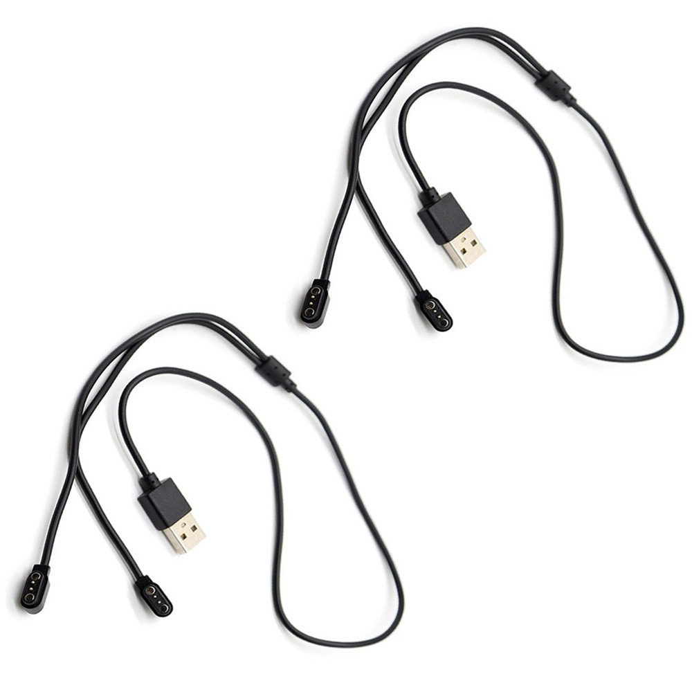 2PCS 2-in-1 Charging Cable Smart Glasses Magnetic Charging For Smart Glasses