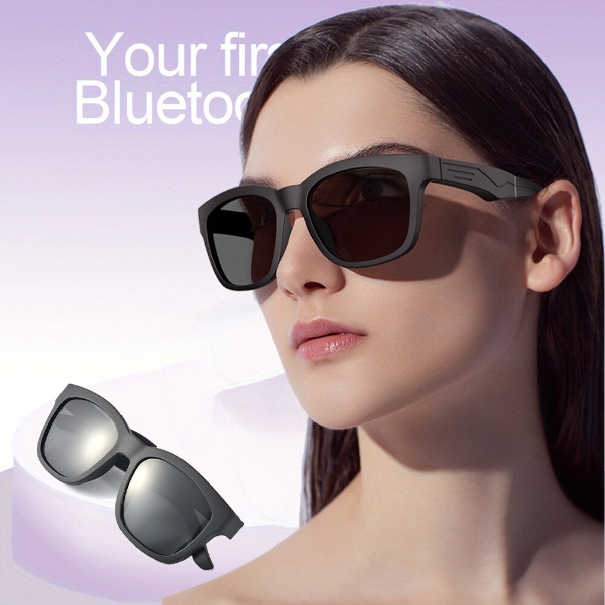 Smart Bluetooth Glasses, Smart Wireless Headphone Sunglasses for Men and Women,