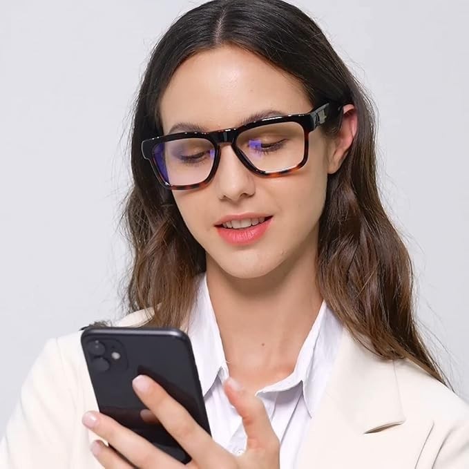 OhO Sunshine Bluetooth Audio Glasses Open Ear Sport Blue Light Blocking NEW