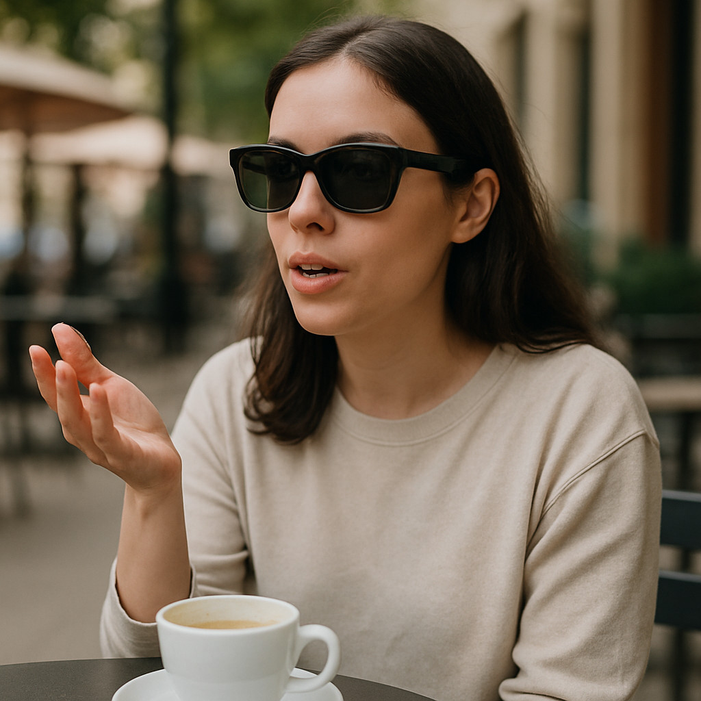 Dorrelly AI Smart Glasses Voice Assistant Bluetooth Audio