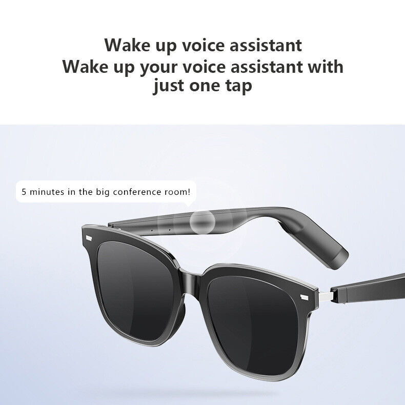 Hot Smart Bluetooth Audio Glasses with Speakers Music Glasses,Touch Voice -T3