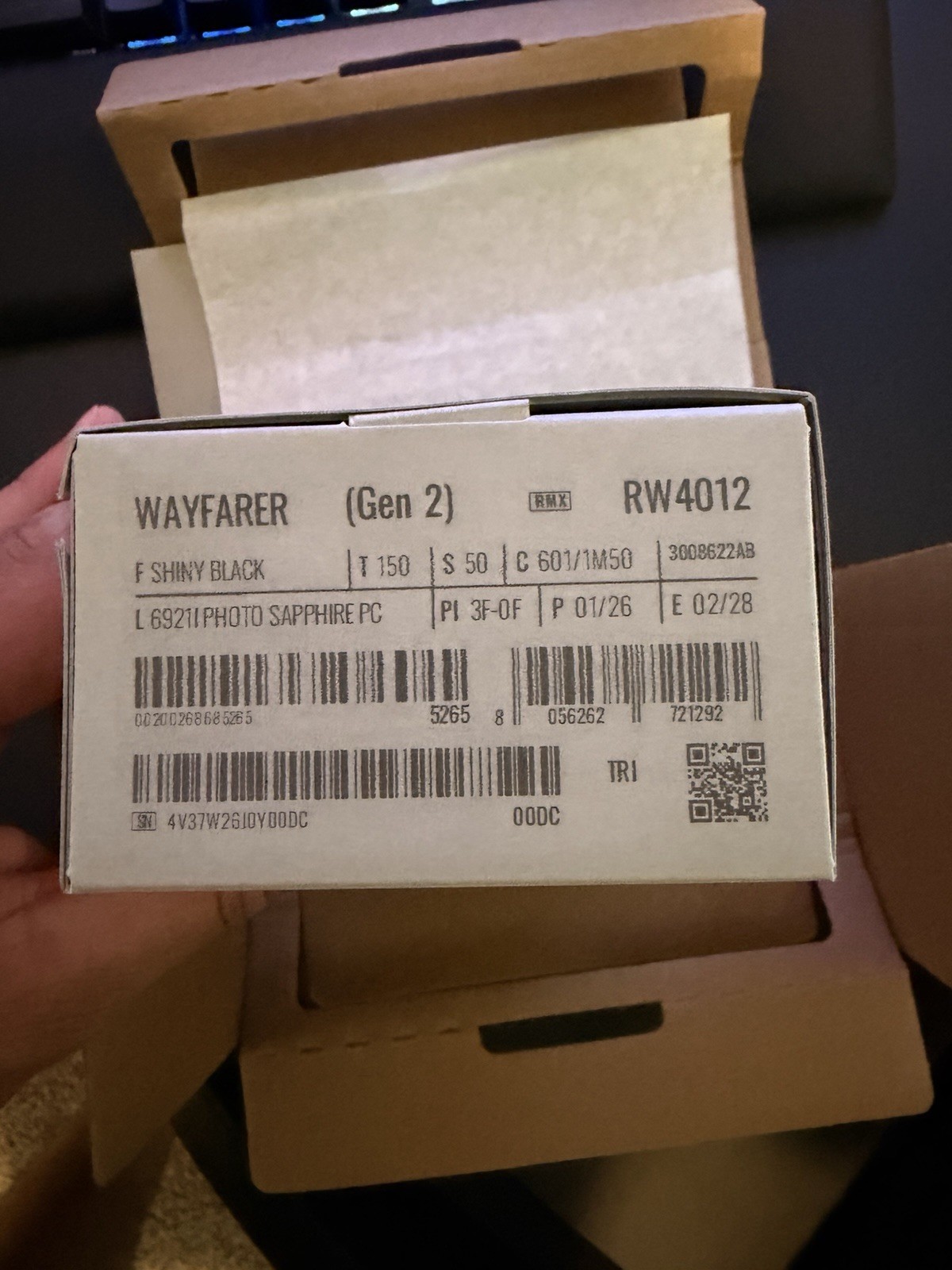 Ray-Ban Meta Wayfarer (Gen 2) Smart Glasses RW4012 Bluetooth Wi-Fi