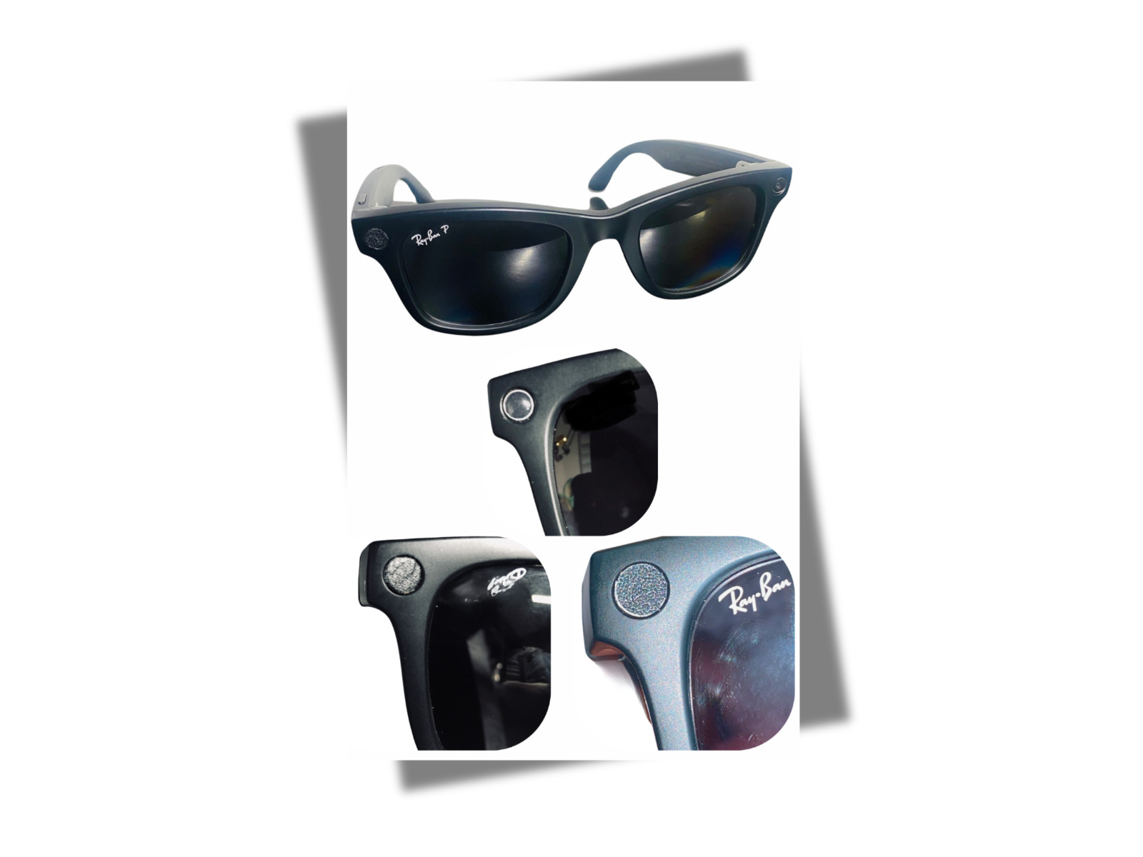 Black lens covers 15 Pack for Ray-ban meta Glasses Light Cover gloss accessorie