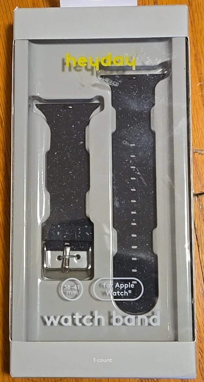Apple Watch Silicone Band 38-41mm – heyday Black Speckle