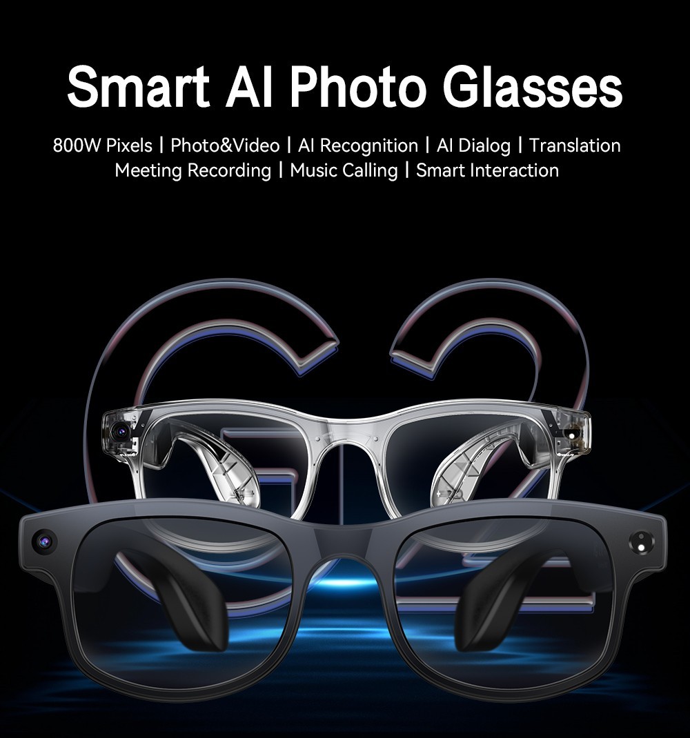 G1-2506 AI Smart Glasses with Translation Camera and Video Recording
