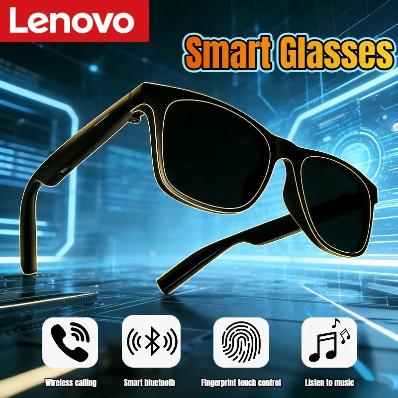 Smart Bluetooth Glasses Remote Control Touch Photo Camera Recording Translator V