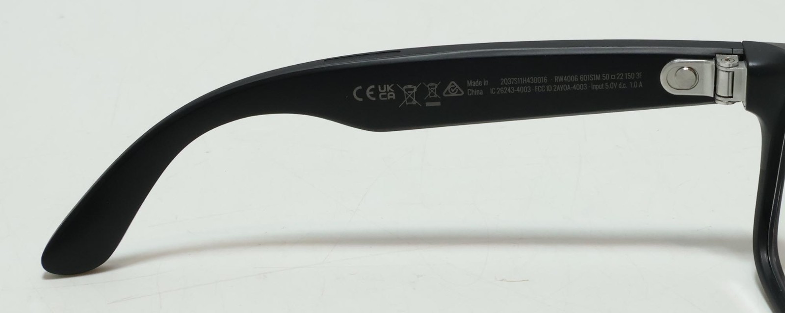 Ray-Ban Meta Wayfarer Smart Glasses RW4006 (Clear)