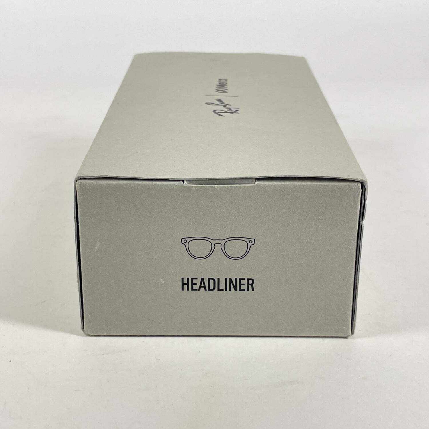 Ray-Ban Meta Headliner Gen 1 Shiny Black Standard RW4009 601/SB50 Smart Glasses