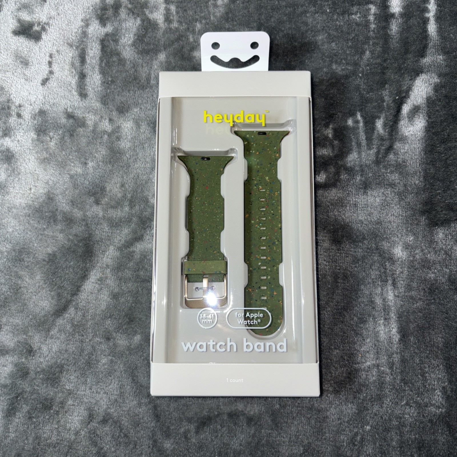 Apple Watch Silicone Band 38/40/41mm – heyday Olive Speckle