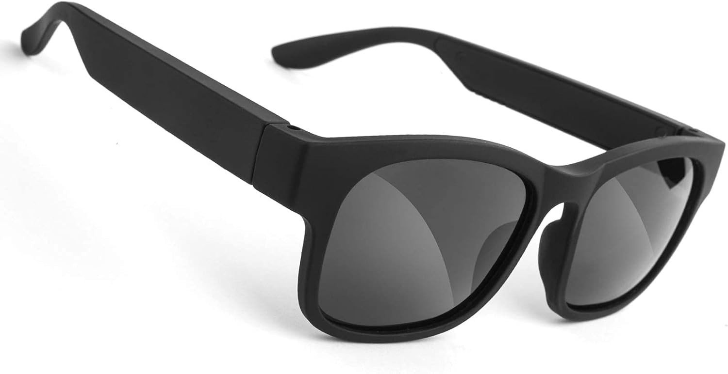 Open Ear Bluetooth Sunglasses for Music & Hands-Free Calling – Waterproof Design