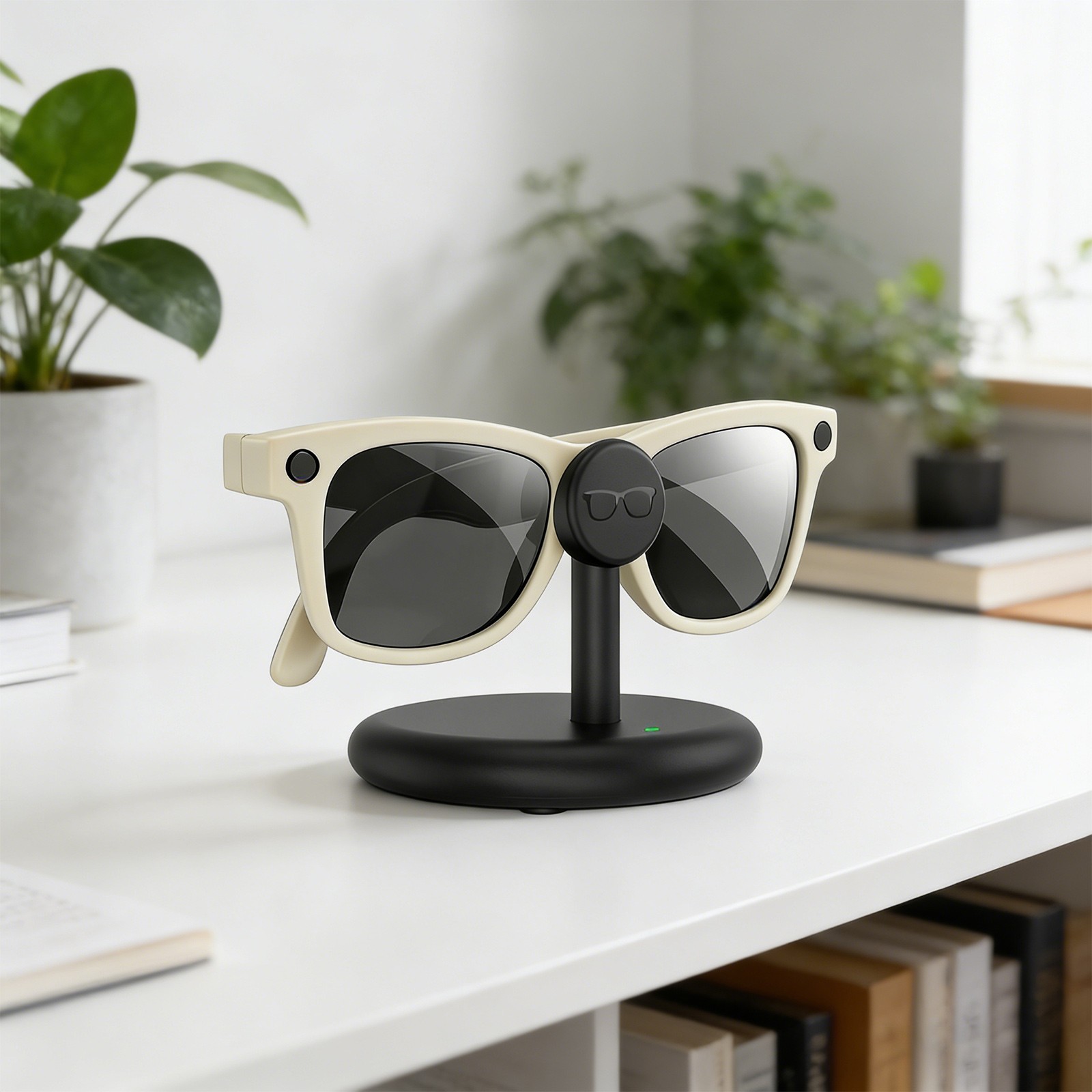 Fast Charging Dock for Meta Ray-Ban Smart Glasses, USB-C Charger Stand
