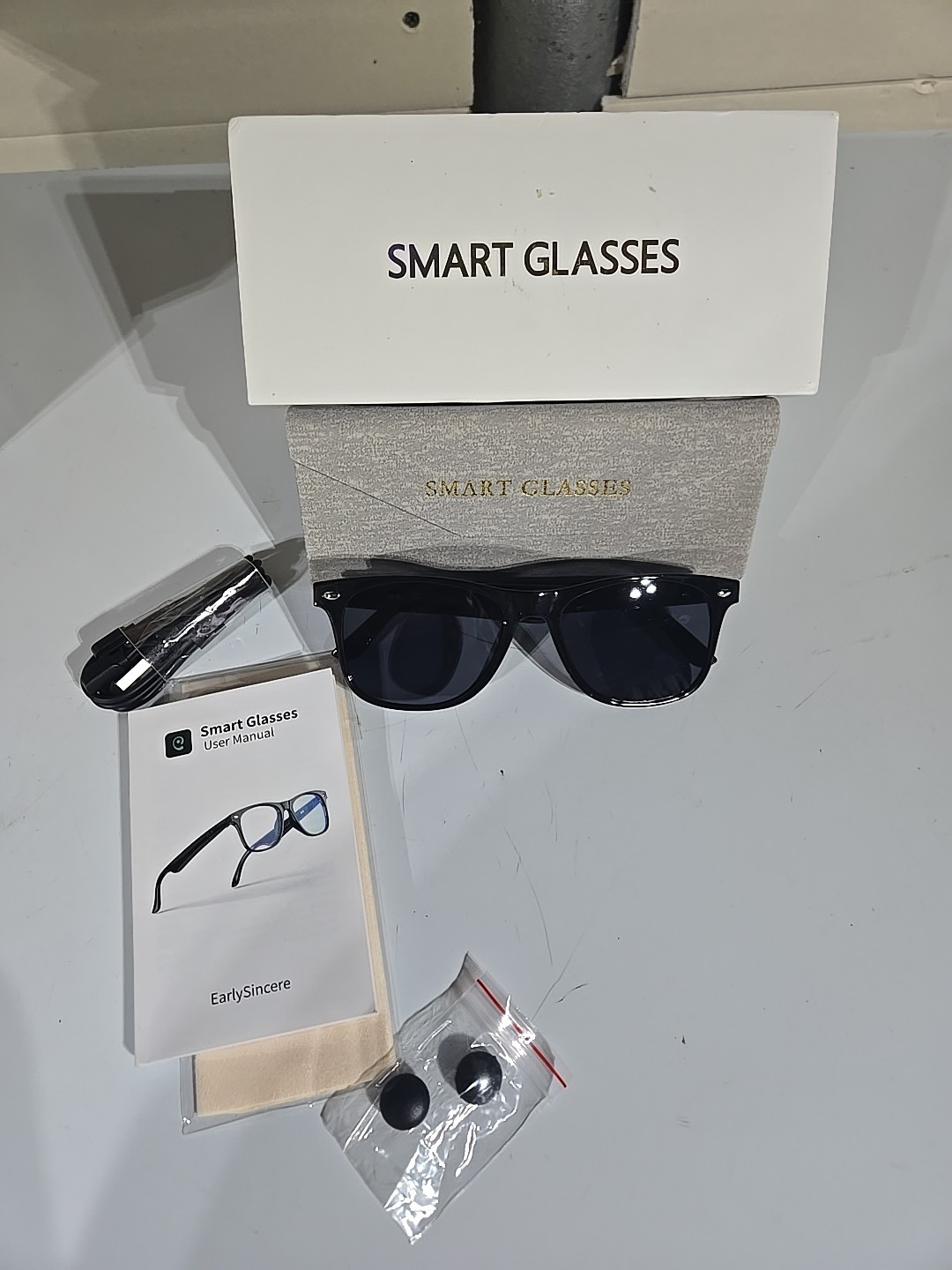 EarlySincere AI Smart Glasses, Smart Glasses AI Bluetooth