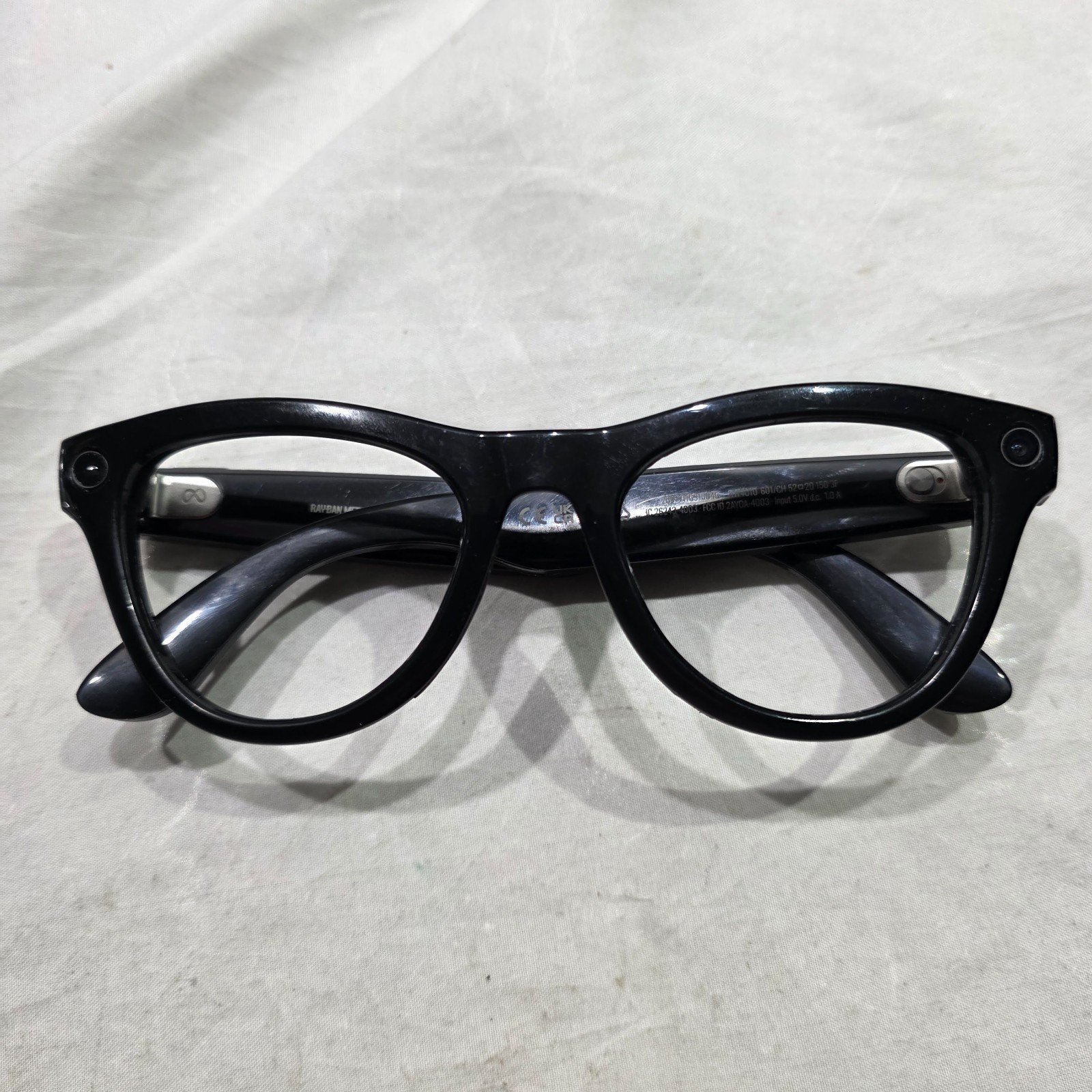 Ray-Ban Meta Skyler Sunglasses FRAME – Shiny Black – RW4010 – PARTS Only