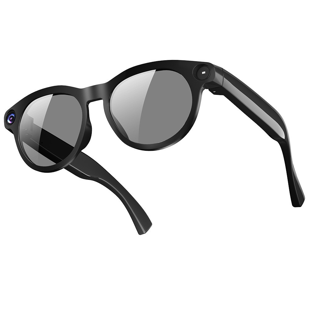 Smart POV Sunglasses Built-in Recorder Bluetooth Stereo Audio Replaceable Lens