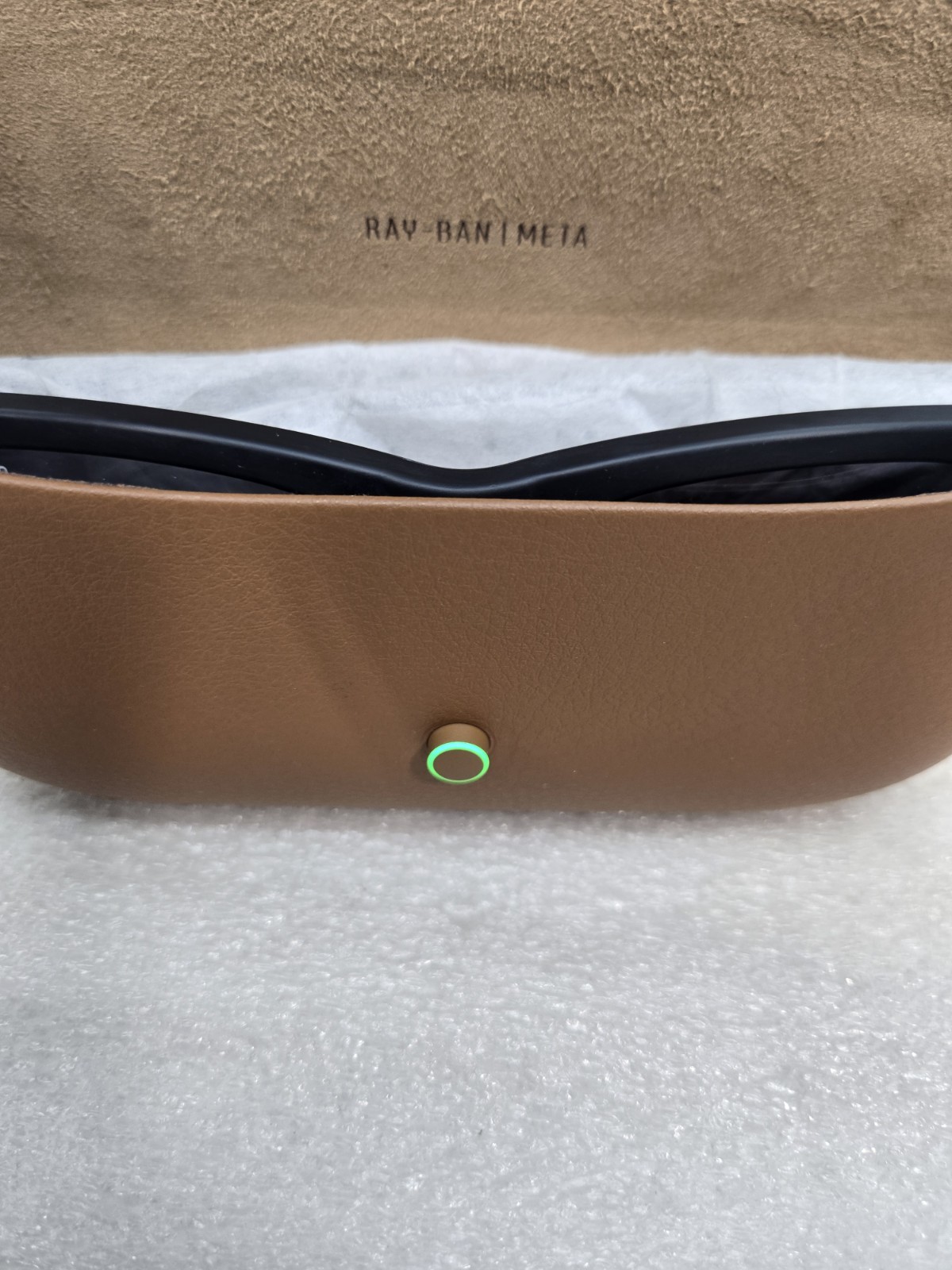 Ray-Ban RW4008 Meta Wayfarer Smart Sunglasses-Polarized w/Case FAST FREE SHIP a