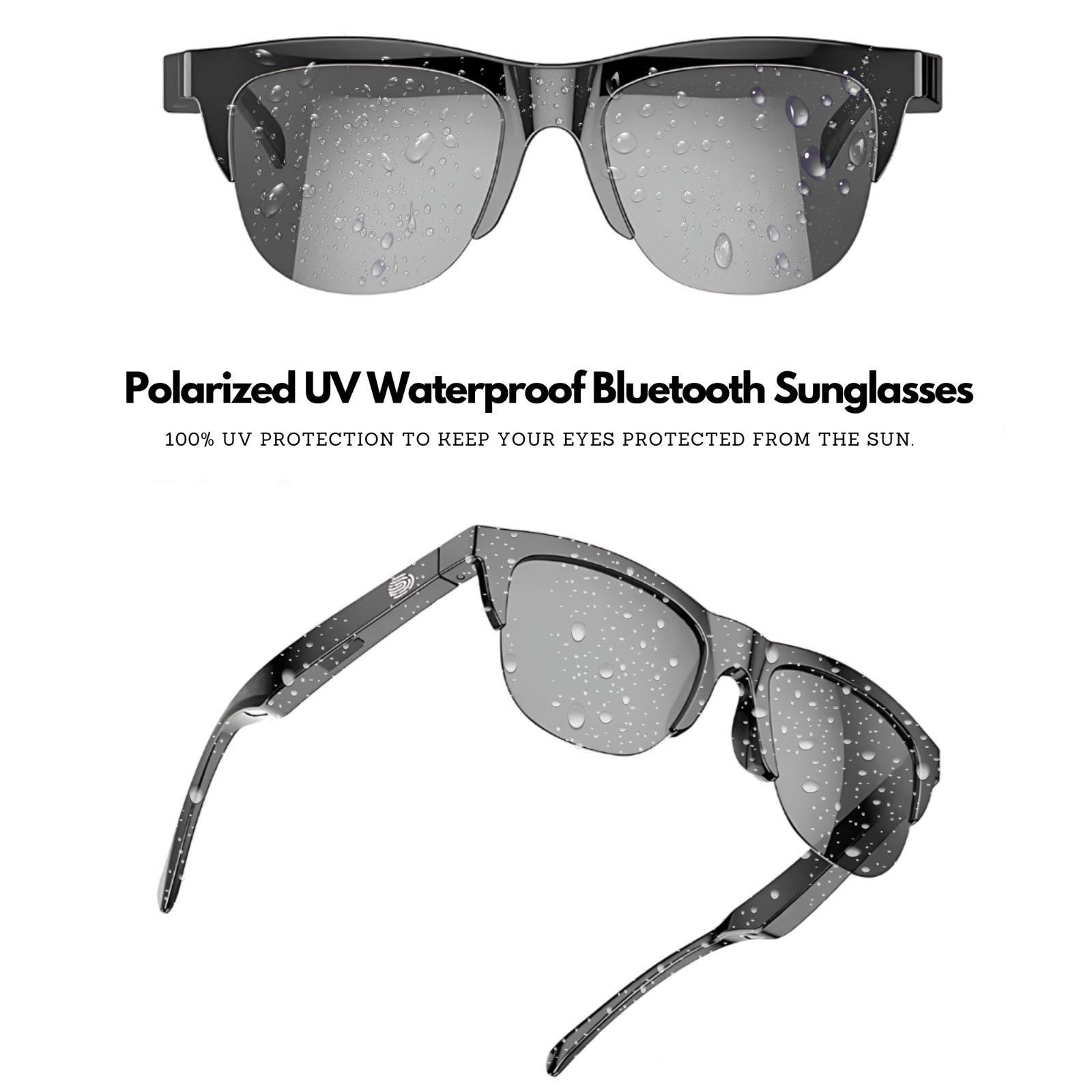 Bluetooth Smart Glasses Open Ear Sunglasses Music Call UV Lenses Men Women