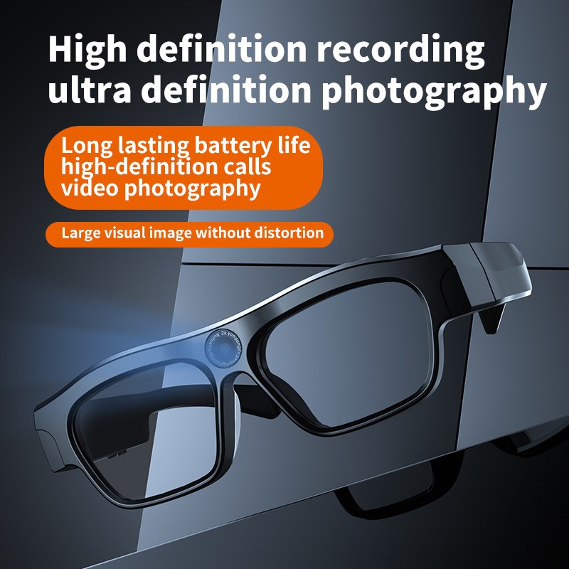 Smart AI Glasses with Camera Translation Video Recording Bluetooth 5.3 for^