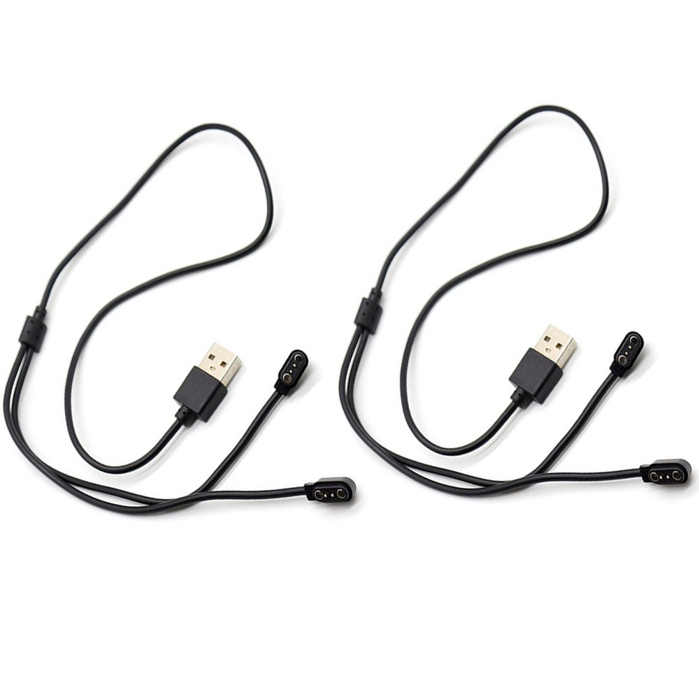 2PCS 2-in-1 Charger Smart Glasses Magnetic Charging Cable For Smart Glasses NEW