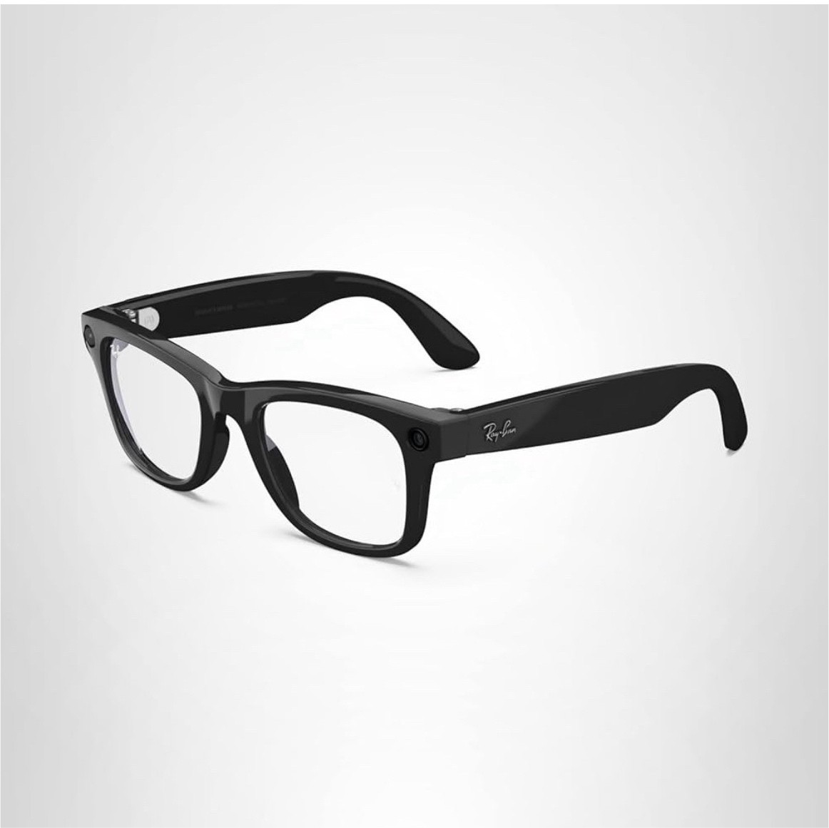 Ray-Ban Smart Glasses 12MP Camera Open-Ear Speakers Capture Button Black