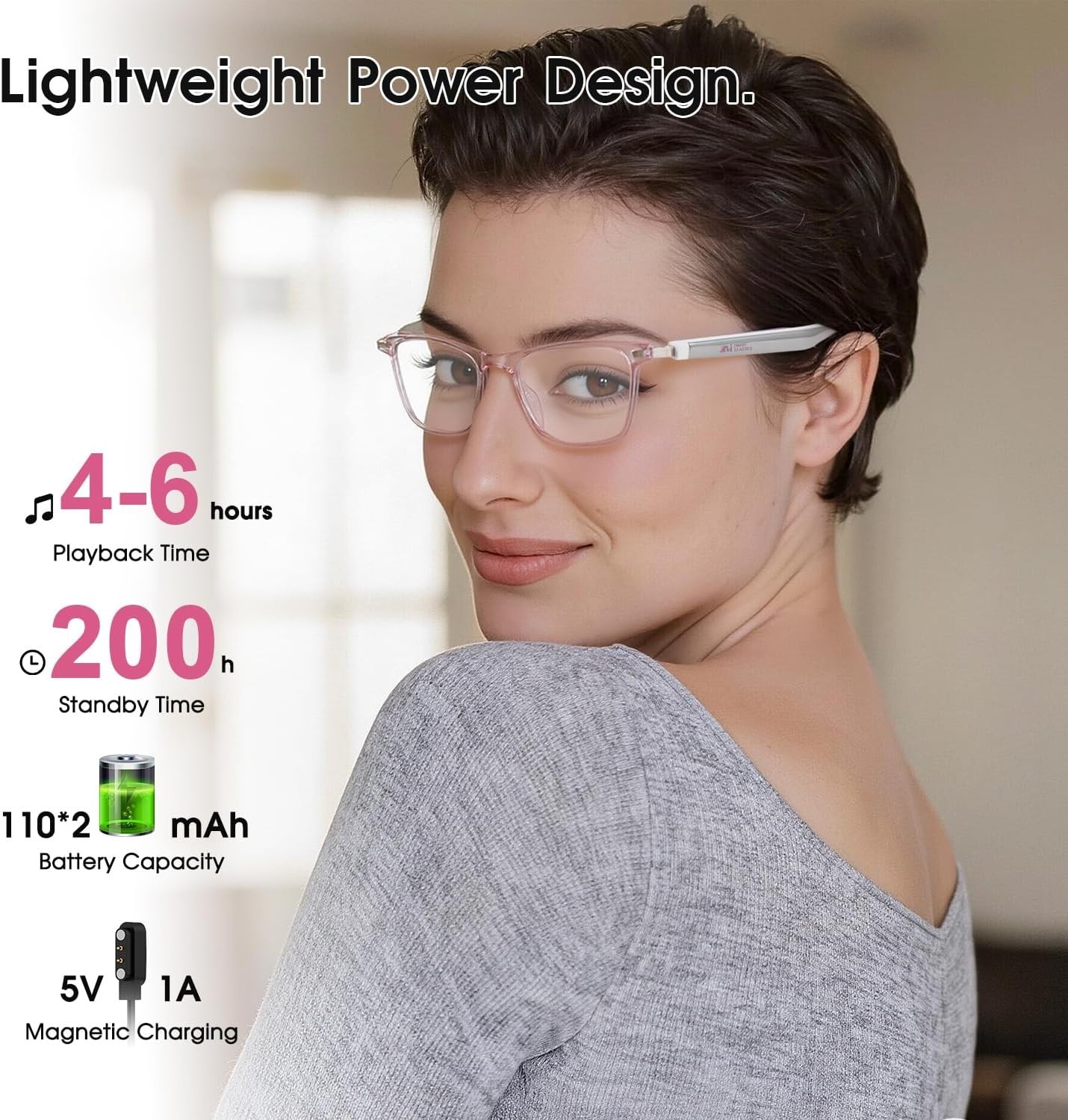 Long Battery Life AI Glasses for Daily Adventures