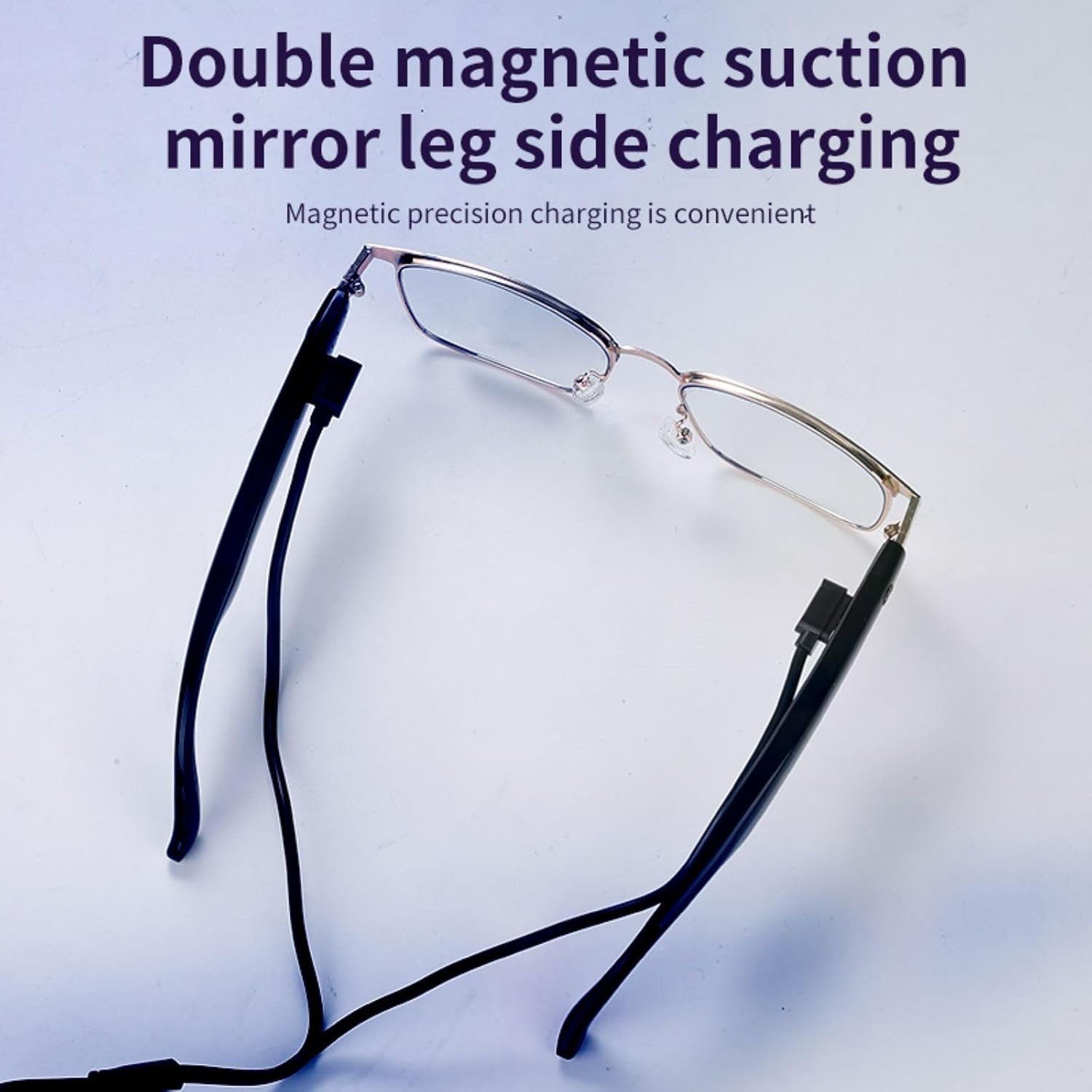 Bluetooth Smart Glasses with Voice Assistant, 4-6hr Playback