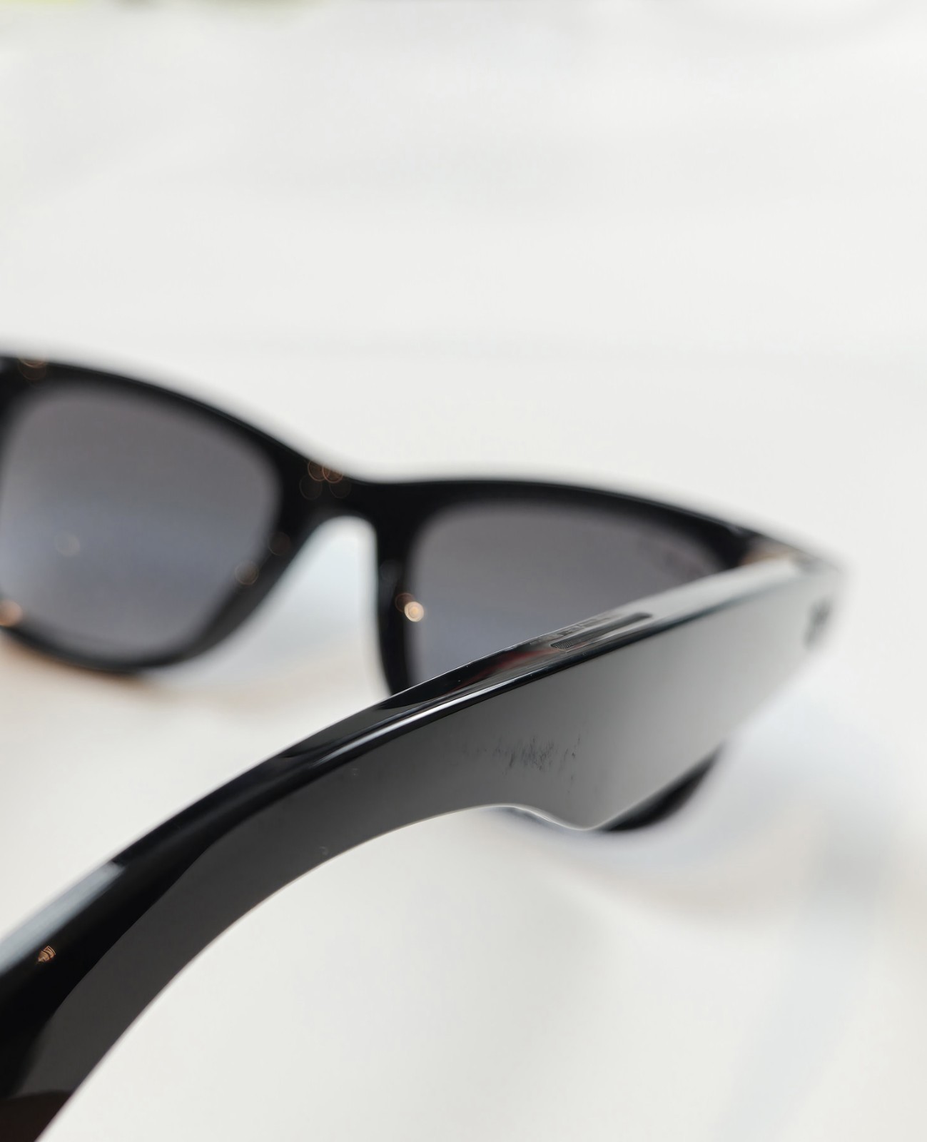 Ray-Ban Meta Wayfarer Gen 1 Shiny Black RW4006 601/71 50-22 ,,(NO CASE)