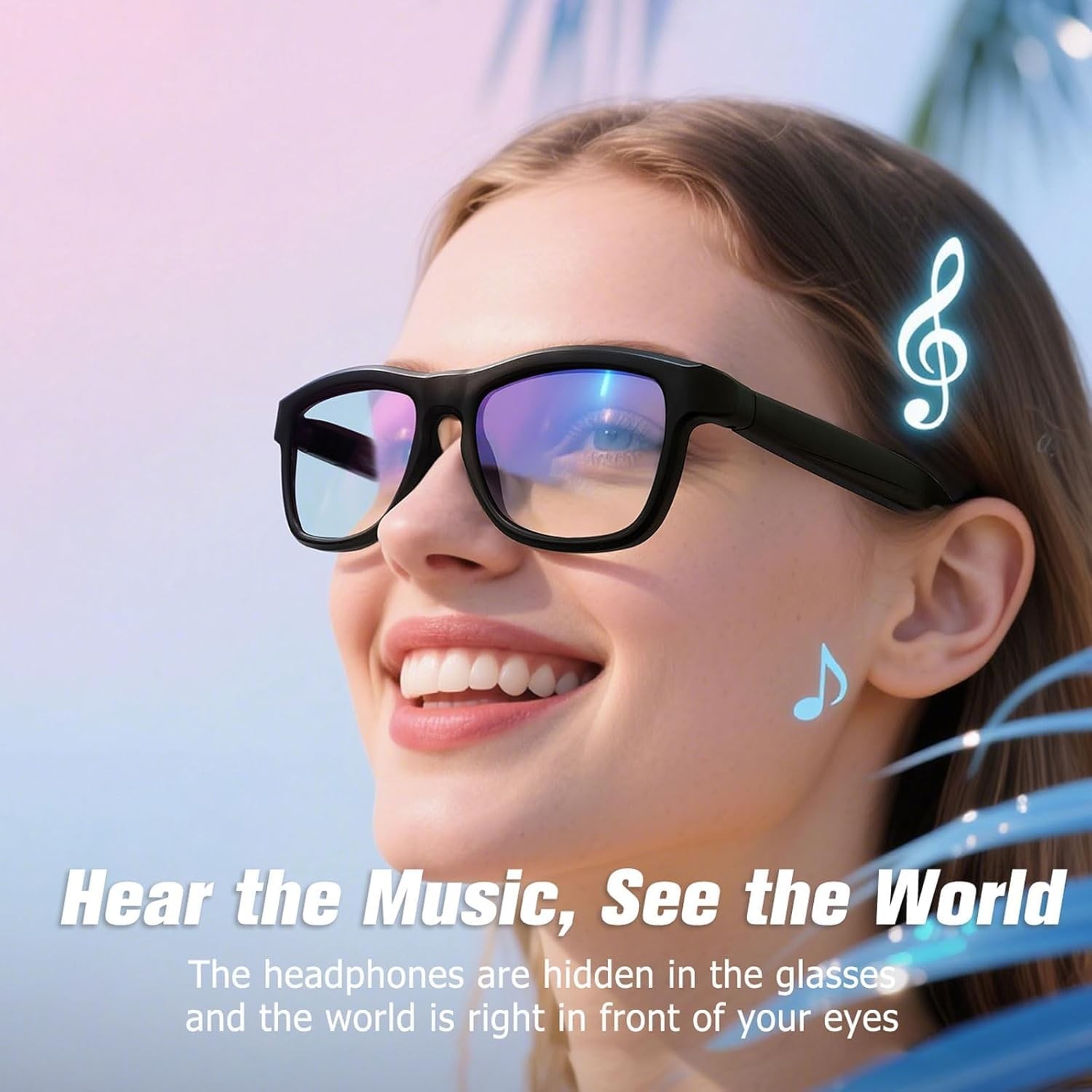 AI Translator Glasses Smart Sunglasses With Color-Changing Lens & 144 Languages