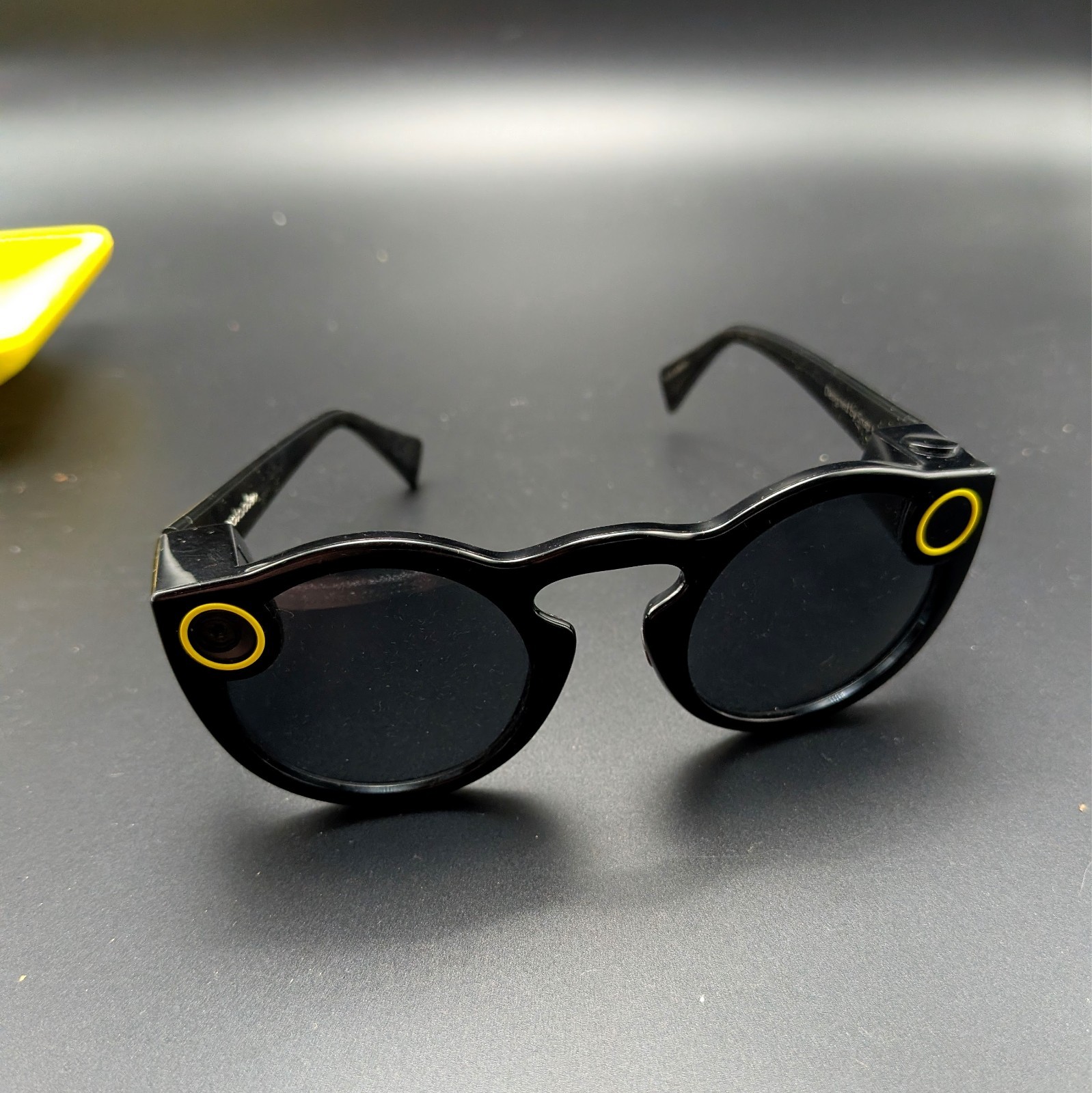 Snapchat Spectacles V1 First Generation Black Camera Sunglasses Untested AS IS