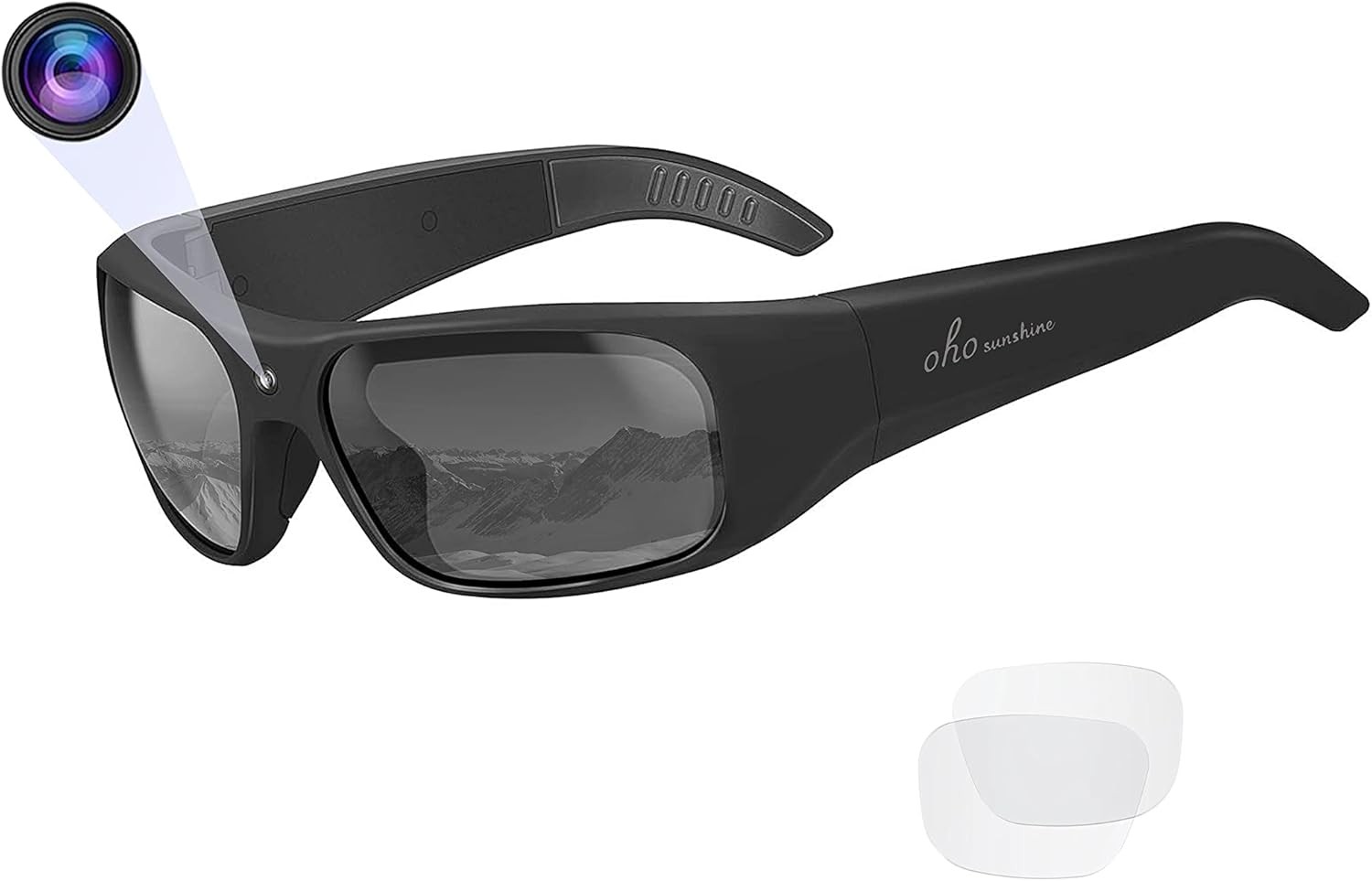 OhO Smart Glasses, Full HD 1080P Polarized Sunglasses with 32GB Built-in Memo…