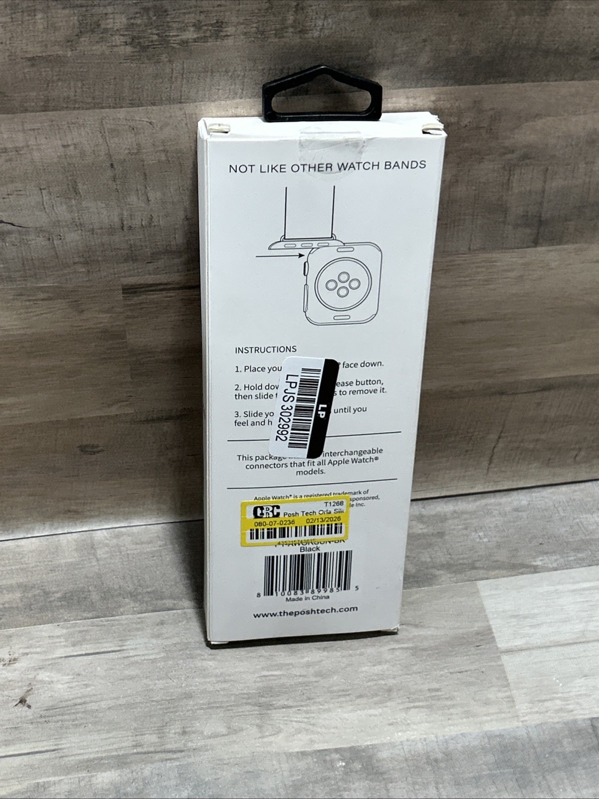 Posh Tech Orla Stainless Steel Band for Apple Watch – Silver