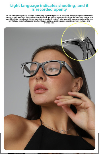 800W Video Recording Eyewear/Sunglasses Chat GPT AI Smart Glasses Bluetooth Earp