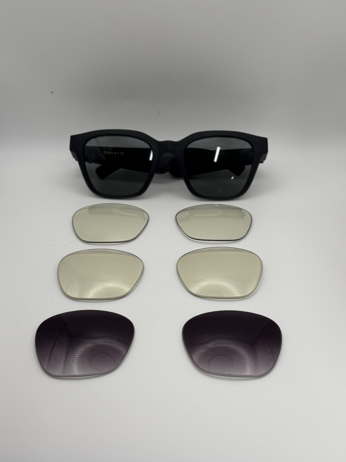 Bose Frames Alto M/L Bluetooth Audio Smart Sunglasses + 4 Extra Lens Sets Box