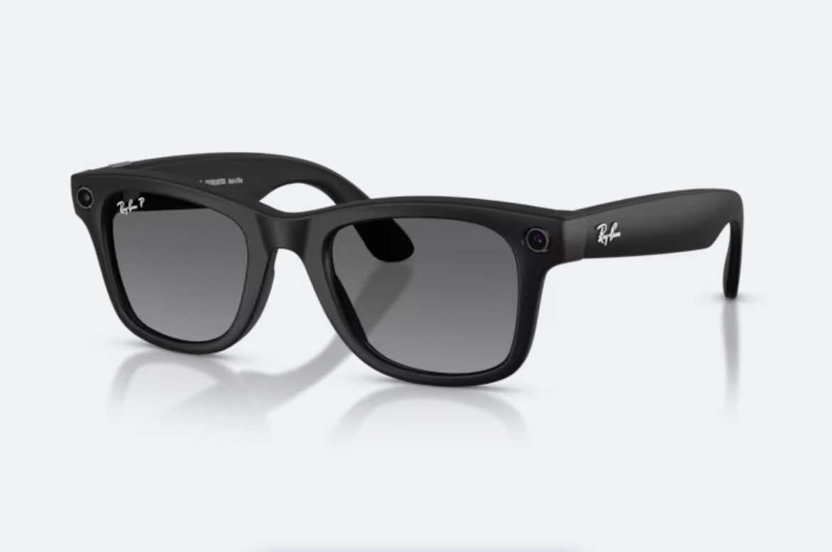 Ray-Ban Meta Wayfarer (GEN 2) Glasses Matte Black Graphite Lenses LARGE RW4012