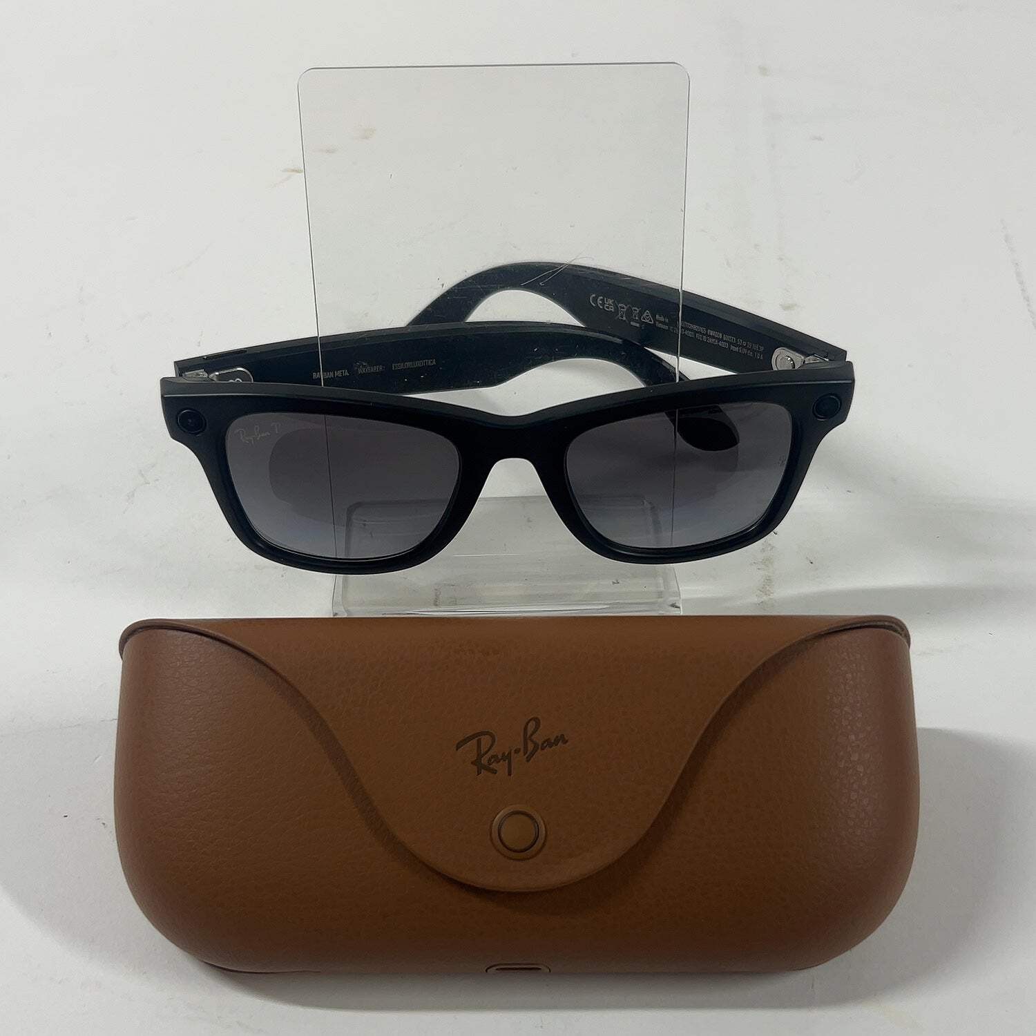 Ray-Ban Stories Wayfarer Matte Black Standard RW4008 601ST3 AI Smart Glasses