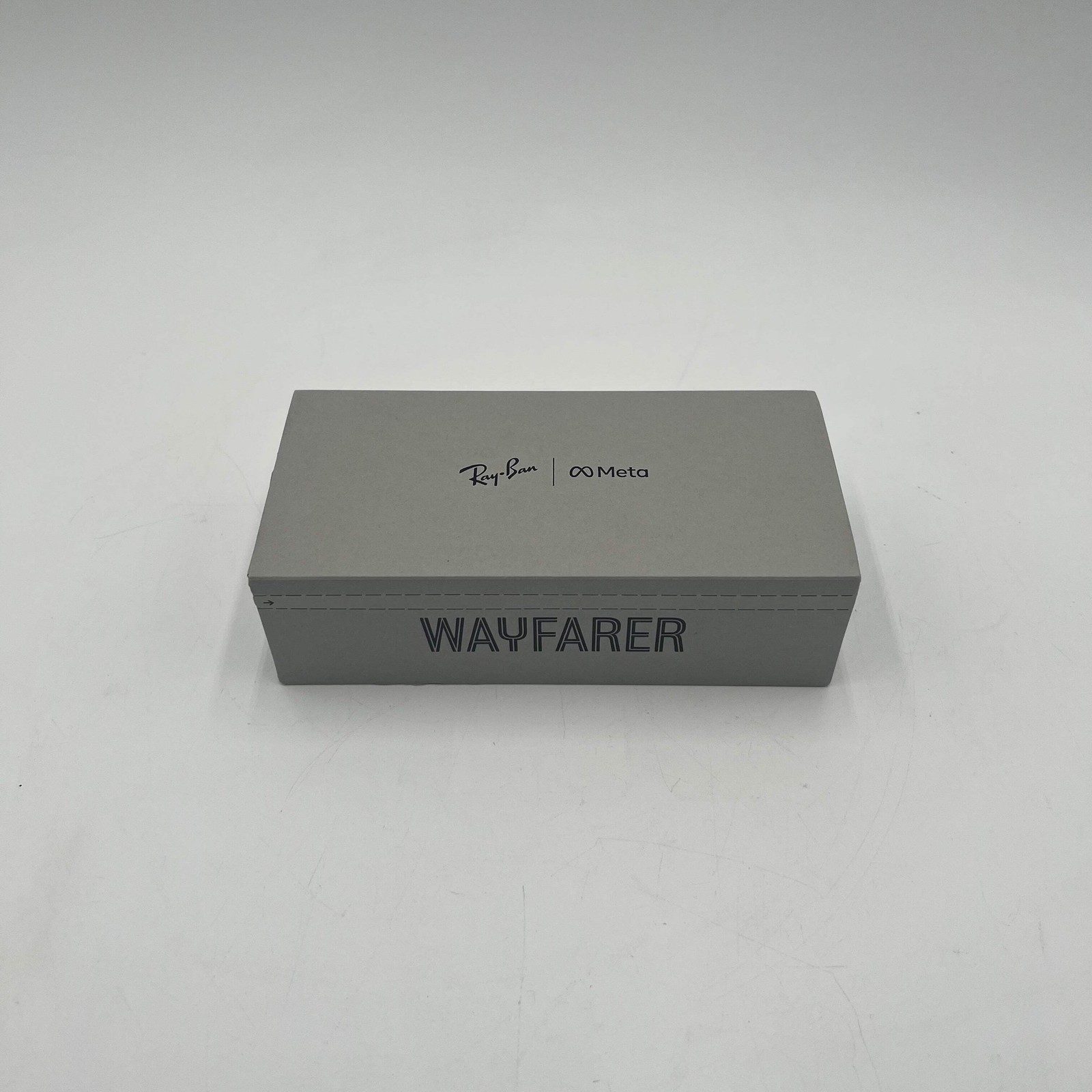 Ray-Ban Meta Wayfarer RW4006 Large Shiny Black Clear Smart Glasses NIB