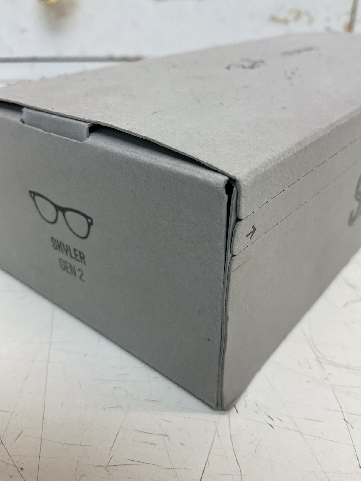 Ray-Ban Meta Skyler Gen 2 RW4014 Size 52 Smart Glasses Chalky Gray