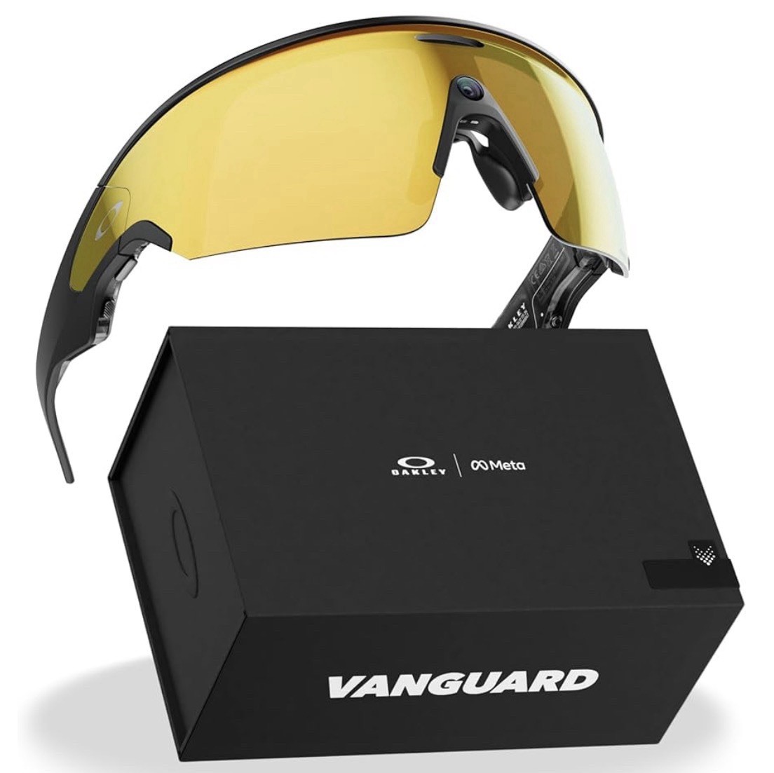 Oakley Meta Vanguard Smart Glasses, Prizm Gold Lenses, Bluetooth/Wi-Fi