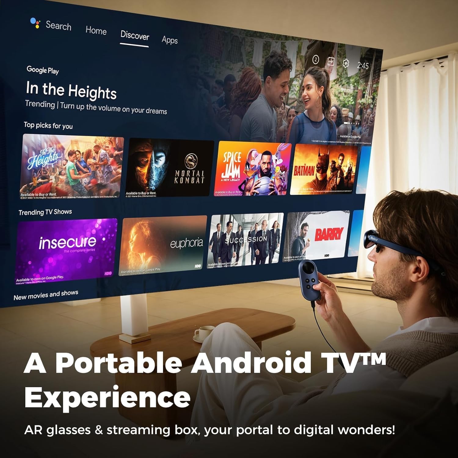Rokid Station Portable Android TV Device for Rokid Max AR Glasses