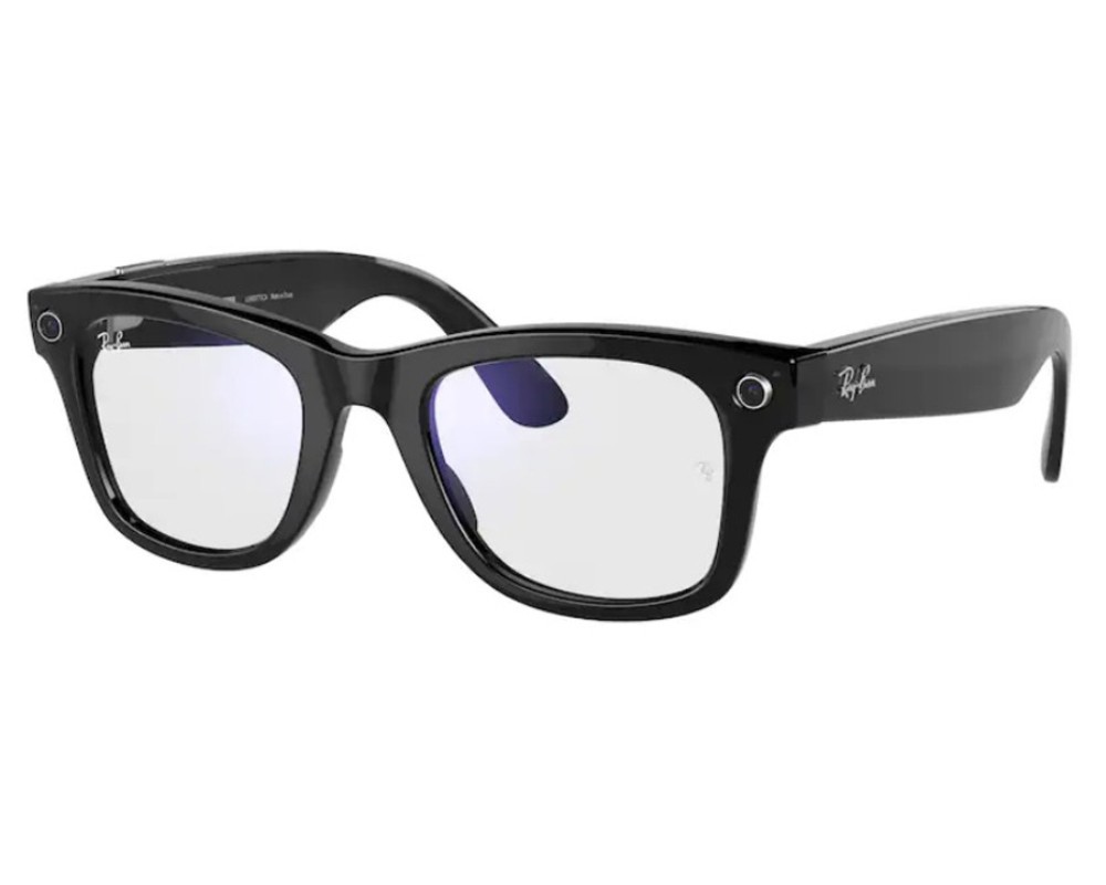 Ray-Ban Stories Wayfarer Black (Gen 1) Smart Glasses with Case [RW4002 601 SB]