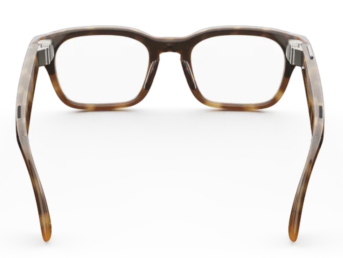 META ADVENTURER AI Smart Glasses Tortoise Brown / Clear Lenses Size M