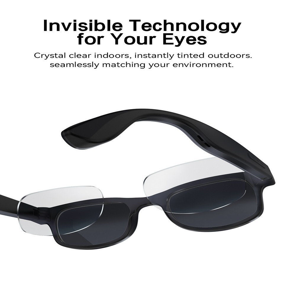 Smart Sunglasses HD Night Vision Glasses Bluetooth Earphone Call Music Headset