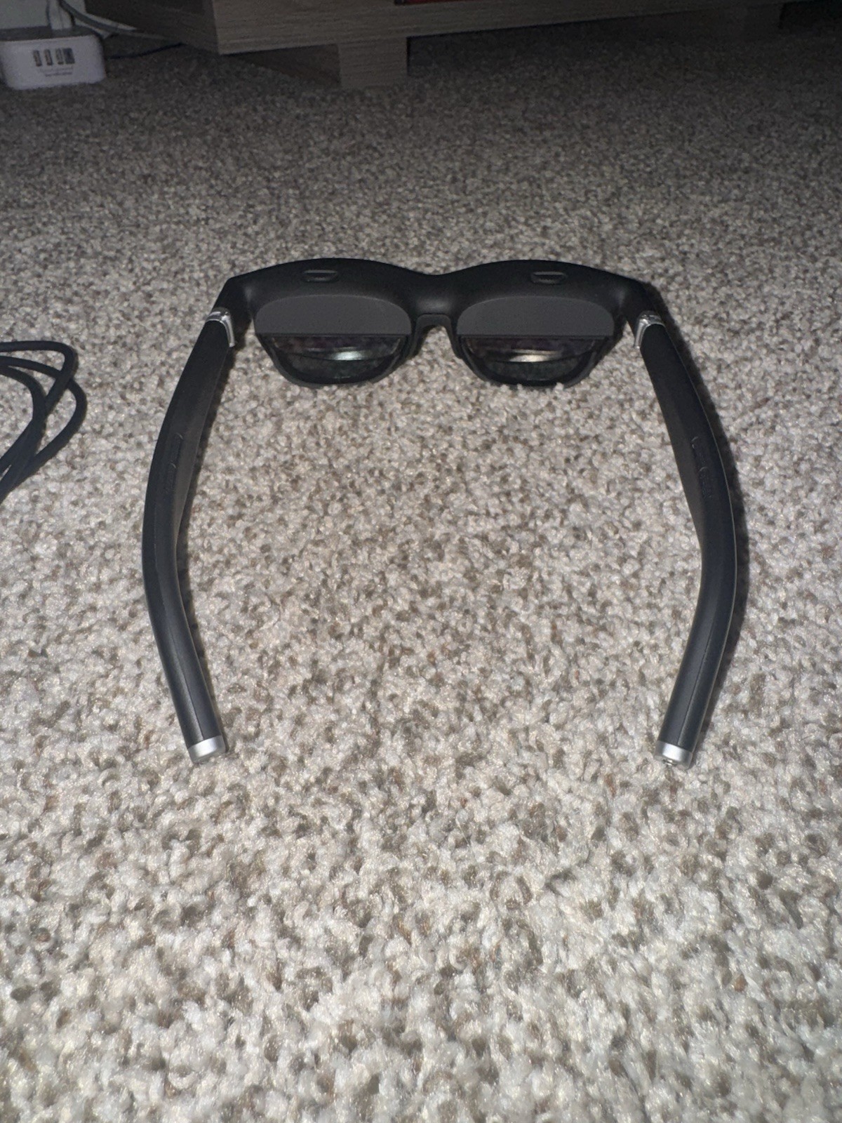 VITURE One LITE XR Smart Glasses Black USB-C w/ Case Cable & Lens Cover