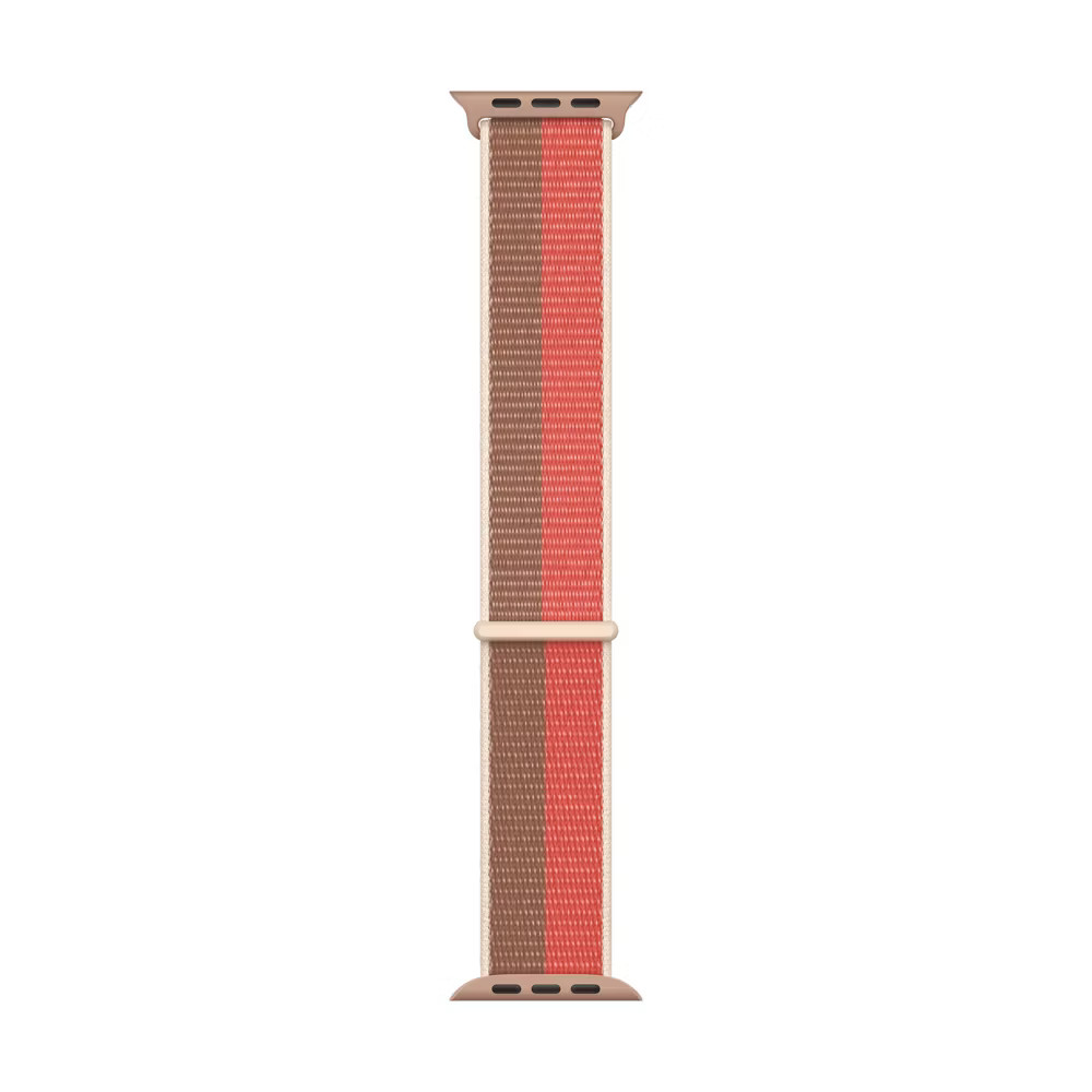 Apple Watch 41mm Pink Pomelo/Tan Sport Loop
