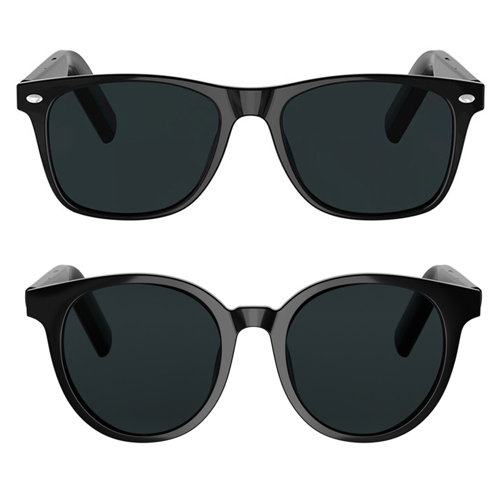 Smart Glasses Bluetooth 5.4 Polarized Sunglasses Set Open Ear for Couples 2Packs
