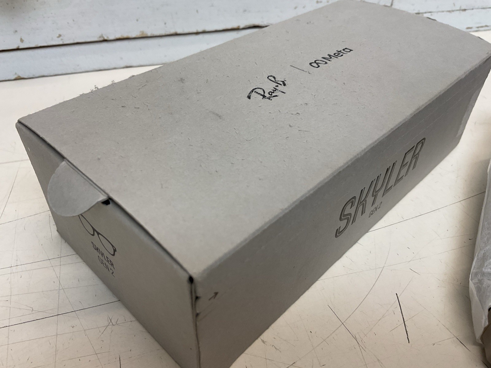 Ray-Ban Meta Skyler Gen 2 RW4014 Size 52 Smart Glasses Chalky Gray