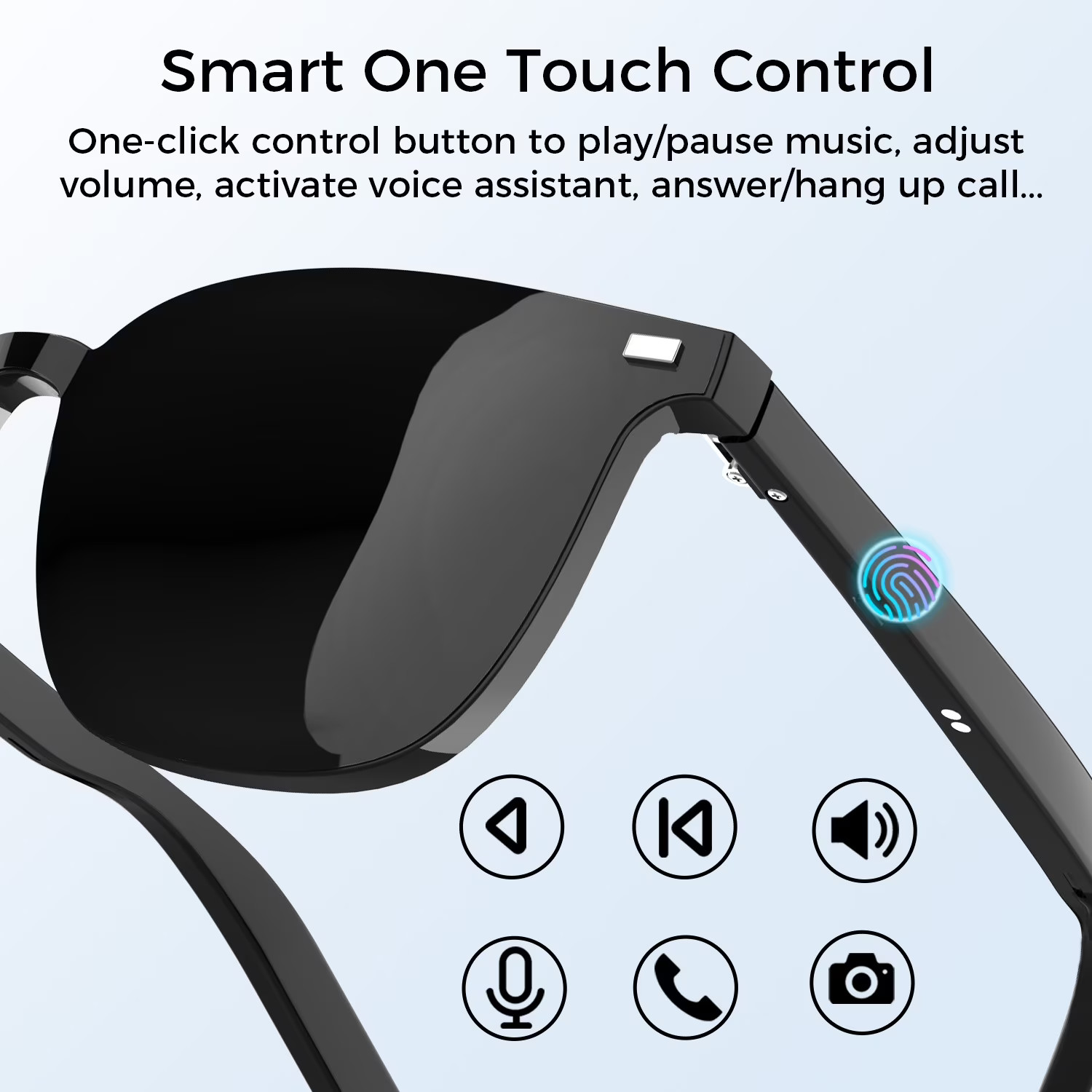 Smart Glasses Wireless Bluetooth Audio Glasses Women,Intelligent Communication