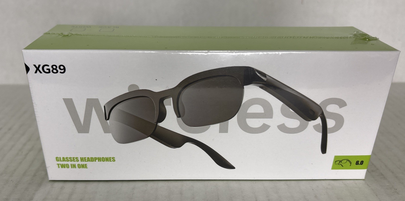 Wireless Smart Glasses AI XG89 With Built In Headphones Brand New Sealed