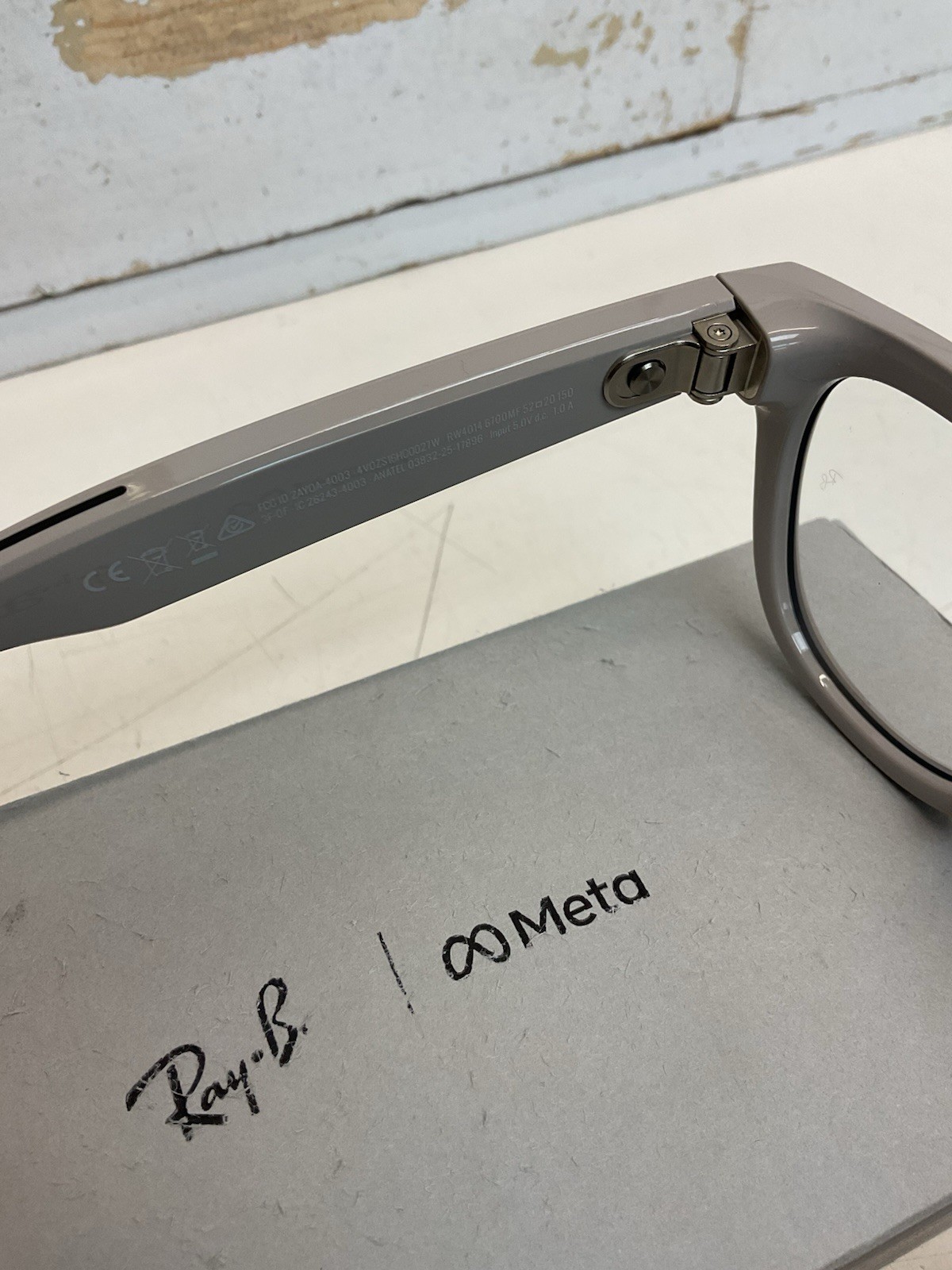 Ray-Ban Meta Skyler Gen 2 RW4014 Size 52 Smart Glasses Chalky Gray