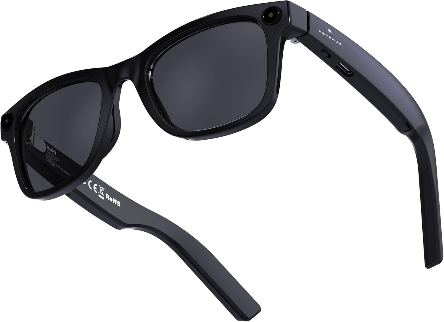Smart Glasses Bluetooth Audio Glasses with Open Ear Speakers Lightweight Frame H
